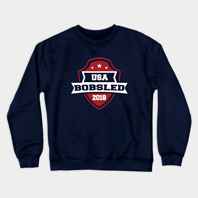 USA Bobsled Pyeongchang 2018 Crewneck Sweatshirt by OffesniveLine